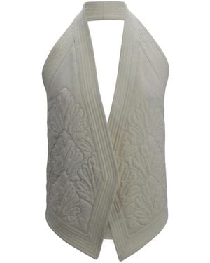 Alberta Ferretti Vests - Gris