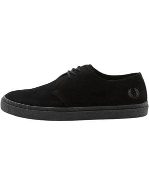Fred Perry Linden Suede - Schwarz