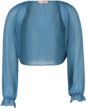 Vera Mont Gerimpeld Bolerojasje - Blauw