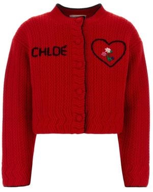 Chloé Cardigans - Rosso