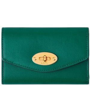 Mulberry Gefaltetes Multi-Karten-Portemonnaie Mit Postman's Lock - Grün