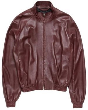 Acne Studios Lederjacke - Braun