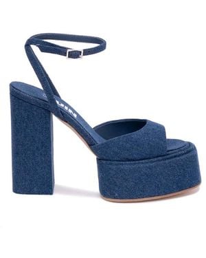 3Juin High Heel Sandals - Blue