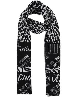 Just Cavalli Squared Design Schal - Schwarz