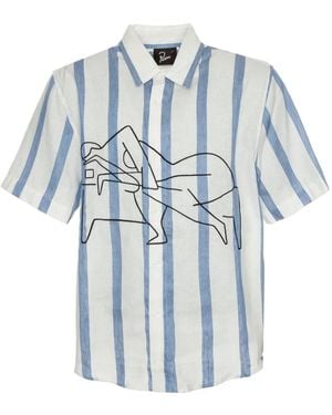 by Parra Short Sleeve Shirts - Bleu