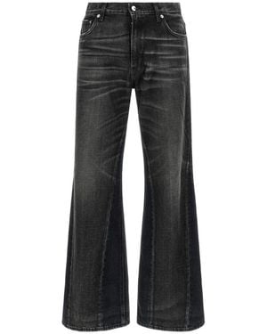 Haikure Jeans ,Grijs ,Katoen Claire Wijde Jeans - Zwart