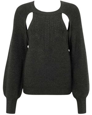 Twinset Round-Neck Knitwear - Negro