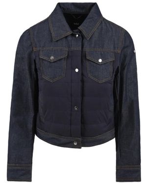 Add Stijlvolle Jas Model 9Awr12Br - Blauw