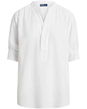 Polo Ralph Lauren Long Sleeve Tops - Bianco