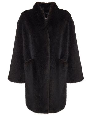 CESARE GASPARI Faux Fur Shearling Jackets - Schwarz