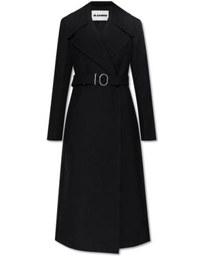 Jil Sander Tel mit ausschnitt - Schwarz