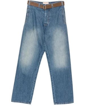 Plan C Straight Jeans - Blu