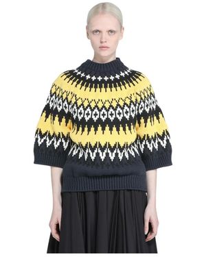 N°21 Truien & Vesten ,Veelkleurig ,Turtleneck Trui - Zwart