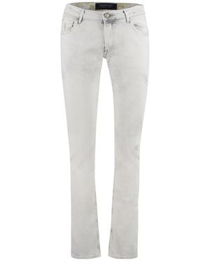 Hand Picked Slim Fit Jeans - Grey
