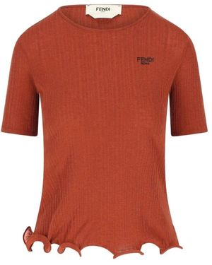 Fendi T-Shirts - Rojo
