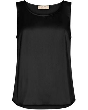 Mos Mosh Sleeveless Tops - Nero