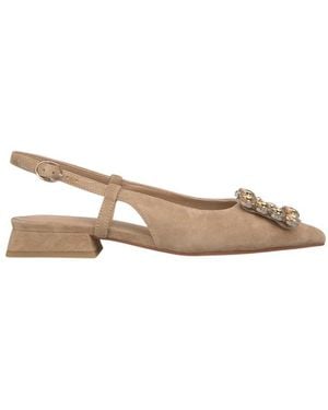 Alma En Pena. Ballerina Shoes - Natural