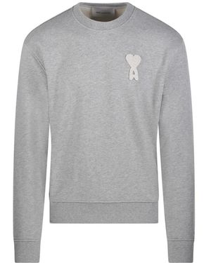 Ami Paris Sweatshirts - Grigio