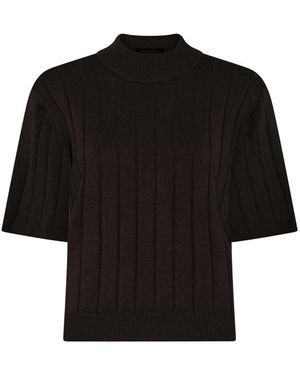 Bruuns Bazaar Round-Neck Knitwear - Negro