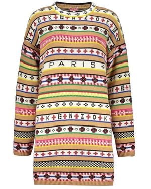 KENZO Knitted Dresses - Multicolor