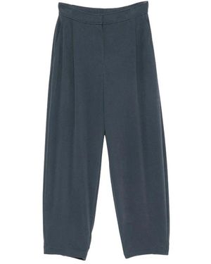 Brunello Cucinelli Tapered Trousers - Azul