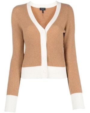 Rag & Bone Truien & Vesten ,Kasjmier Cashmere Vee Cardigan - Naturel