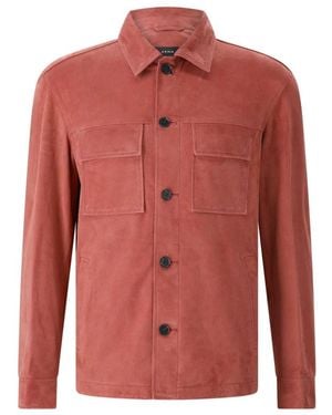 Arma Leather Jackets - Red