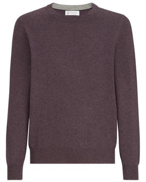 Brunello Cucinelli Kaschmirpullover - Lila