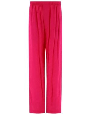 Balenciaga "Bb Monogram" Trousers - Red