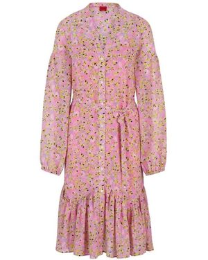 HUGO Elegantes Kleid Für Frauen - Pink