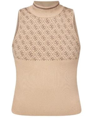 Guess Sleeveless Tops - Neutro