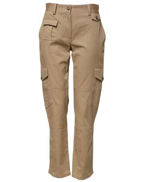 Dolce & Gabbana Slim-Fit Trousers - Natural
