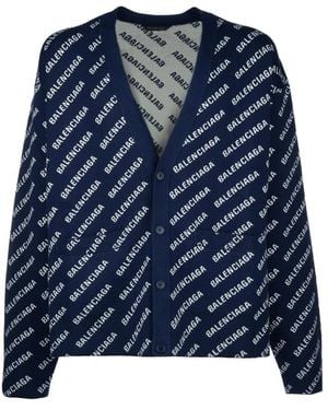 Balenciaga Stilvolle Strickkollektion - Blau