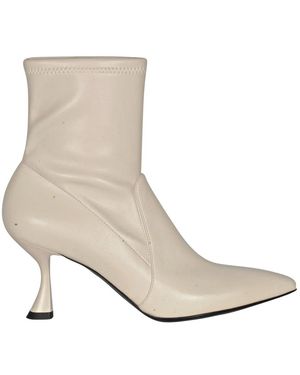 Sergio Levantesi Heeled Boots - Natural