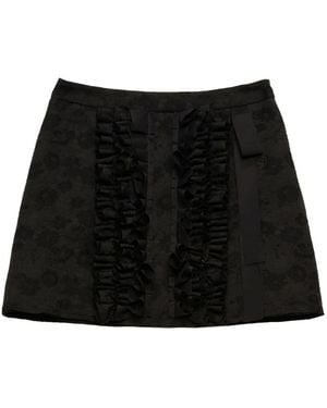 MSGM Short Skirts - Noir