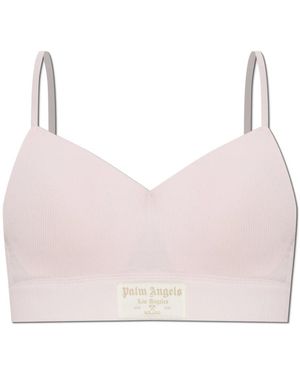 Palm Angels Logo Bralette - Roze