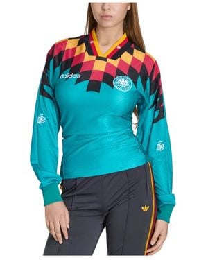 adidas Duitsland Reconstructed Bringback Jersey - Blauw