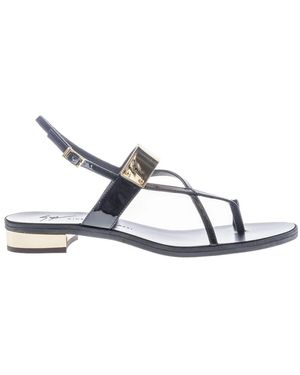 Giuseppe Zanotti Flat Sandals - Blue
