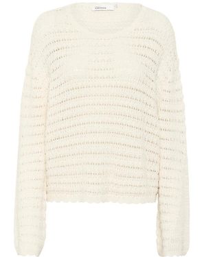Karen By Simonsen Round-Neck Knitwear - Wit