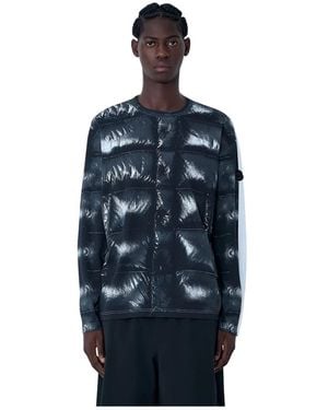 Moncler Long Sleeve Tops - Bleu