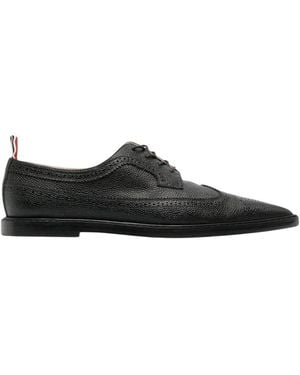Thom Browne Wingtip Brogue Sneakers - Schwarz