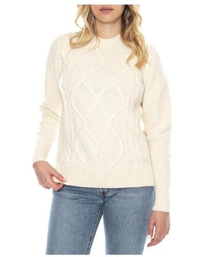 Barbour Round-Neck Knitwear - Blanc