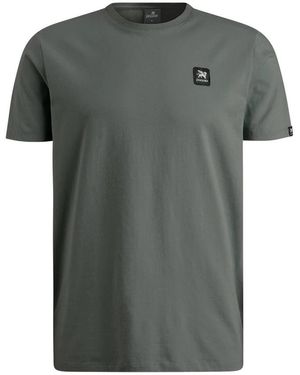 Vanguard Katoenen T-Shirt Met Korte Mouwen - Grijs