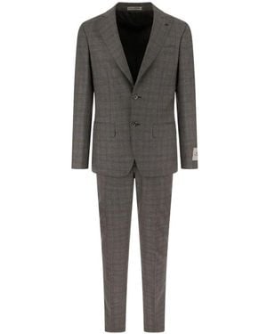 Corneliani Einreiher Anzüge - Grau