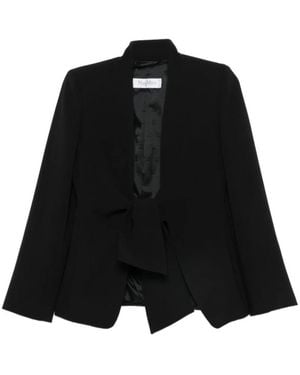 Max Mara Colbert Met Lange Mouwen - Zwart