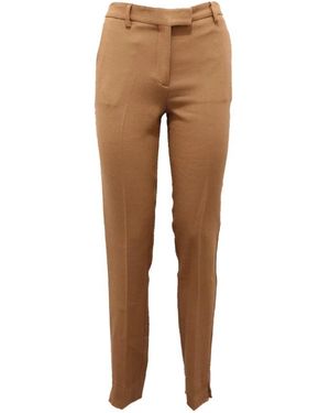Grifoni Slim-Fit Trousers - Marrón