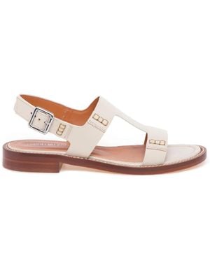 Guglielmo Rotta Flat Sandals - White