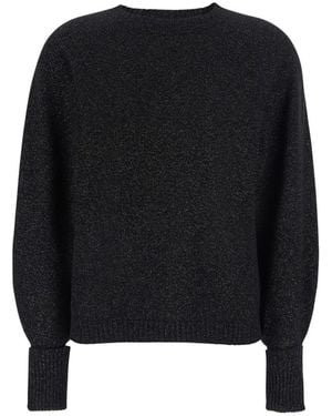 Twinset Truien & Vesten ,Zwart ,Trui Met Ronde Hals