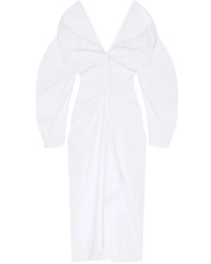 Givenchy Lange Overhemdjurk Met Split - Wit