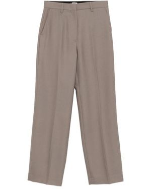 Covert Straight Trousers - Gris